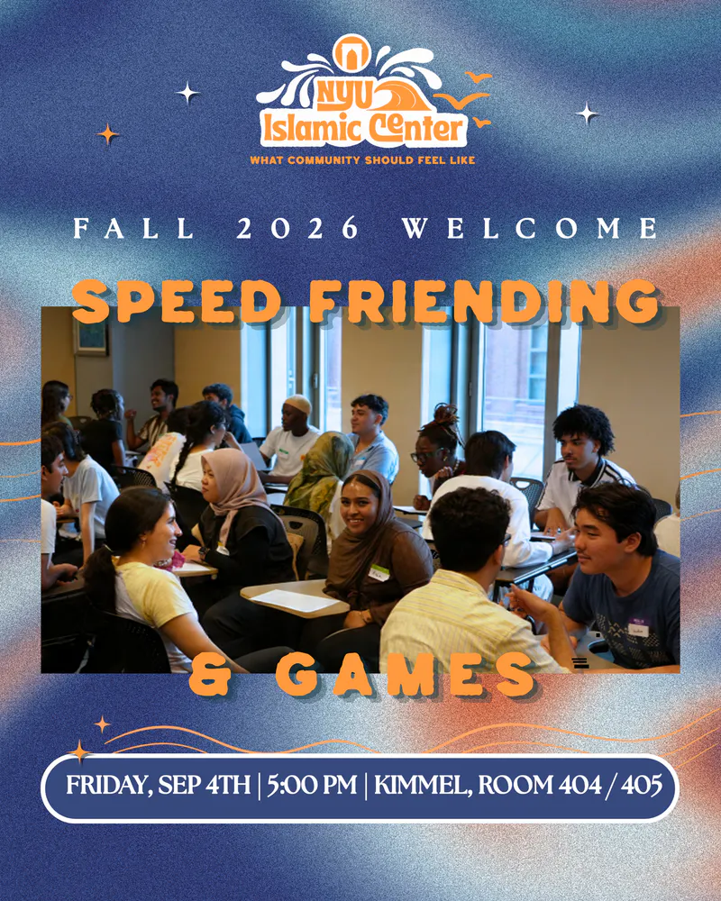 Speed Friending & Games at the Islamic Center