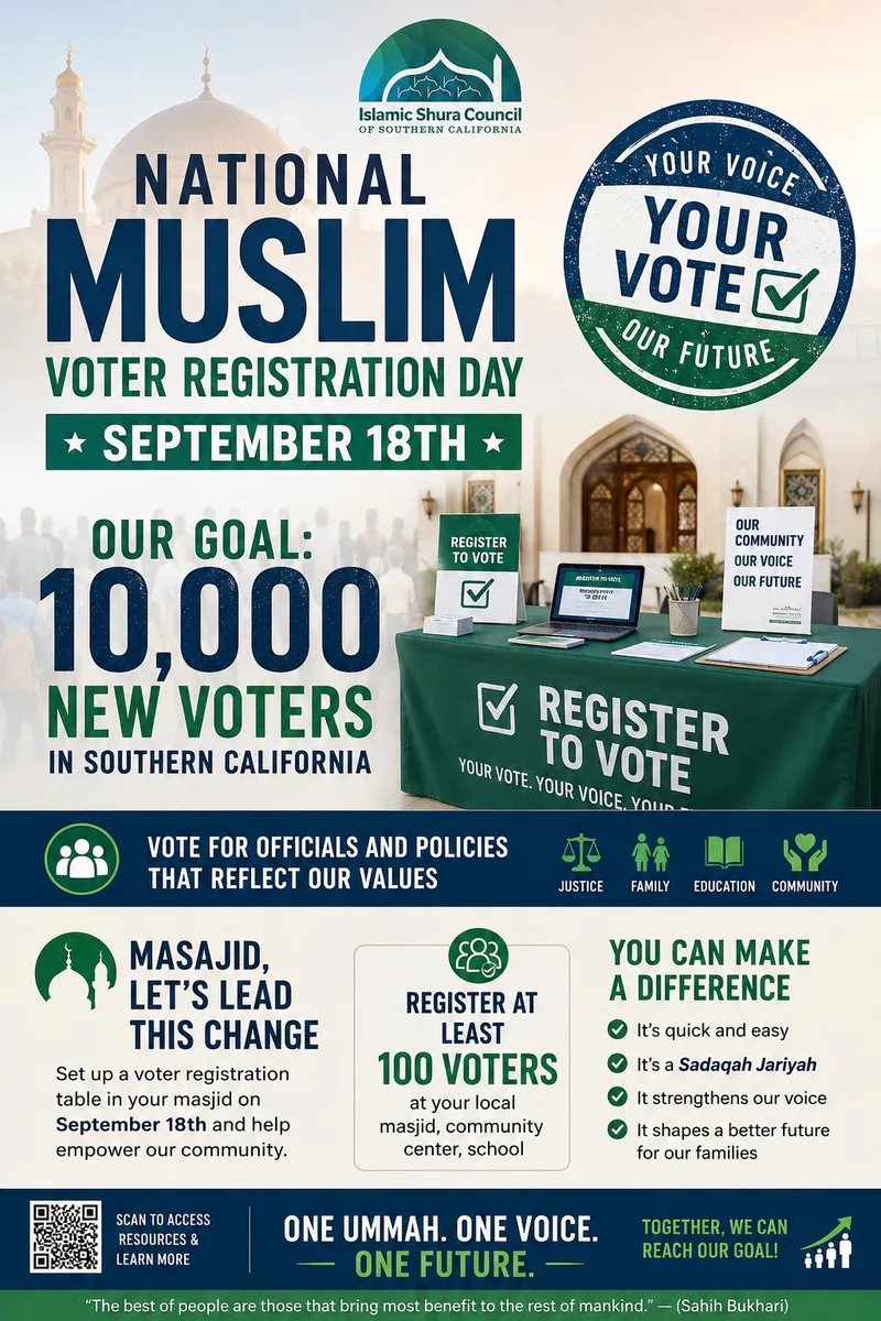 National Muslim Voter Registration Day