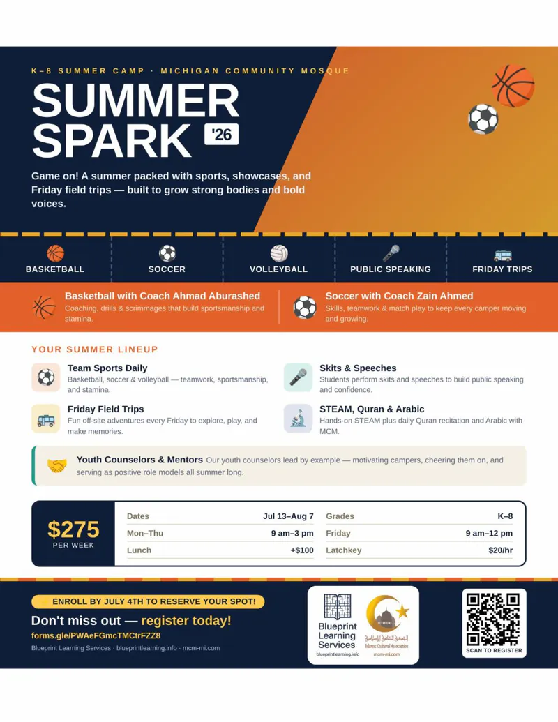 K-8 Summer Camp – Summer Spark 2026