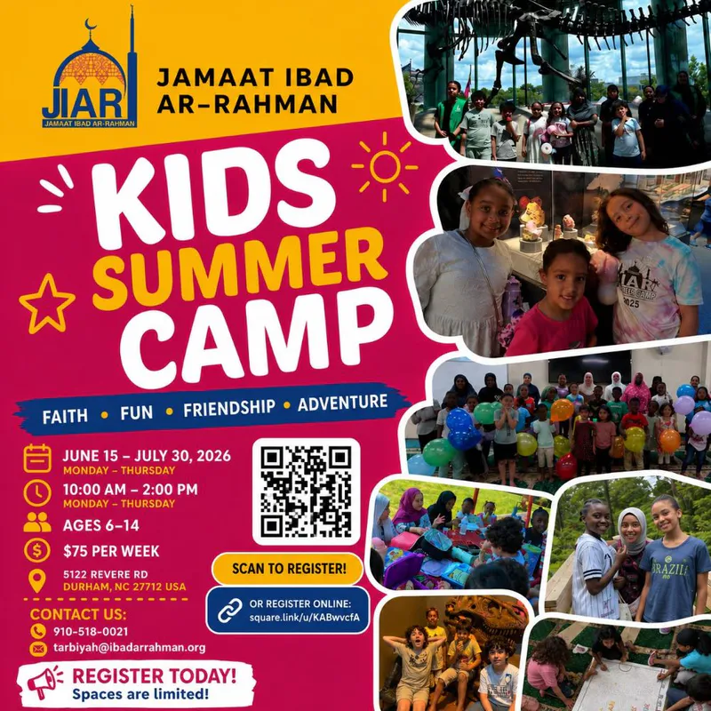 Kids Summer Camp at JIAR (Ar-Rahman)