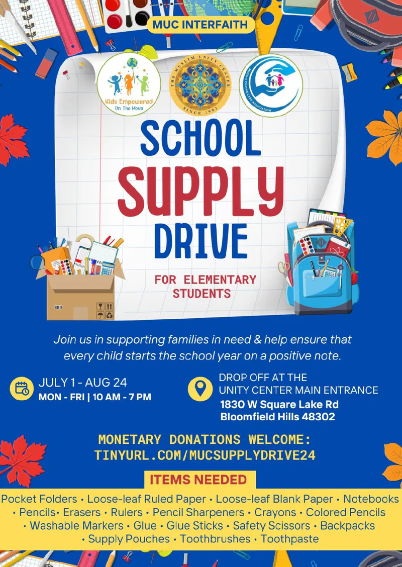 Back-to-School Supply Drive