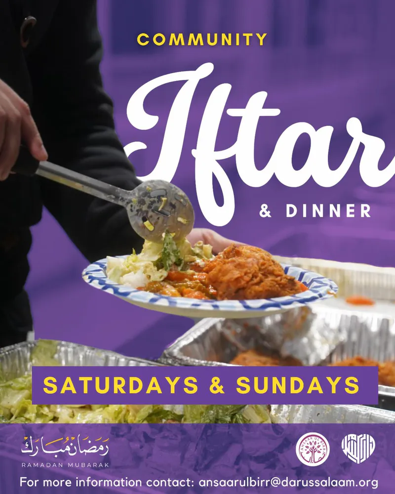 Iftar on Saturdays & Sundays