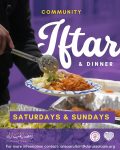 Iftar on Saturdays & Sundays