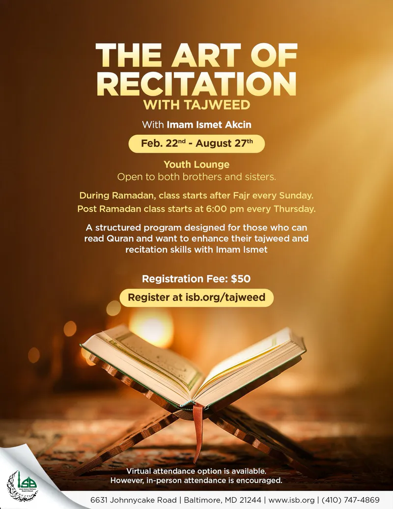The Art of Recitation With Tajweed
