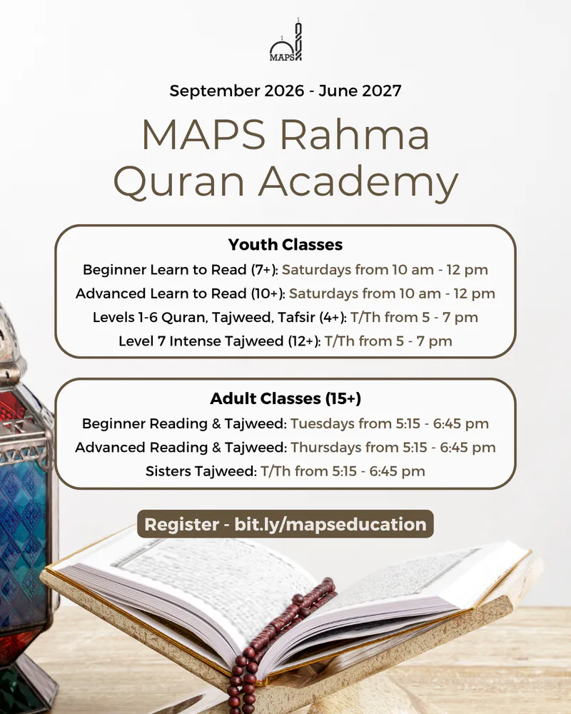 Rahma Quran Academy Quran Classes for 2026–2027