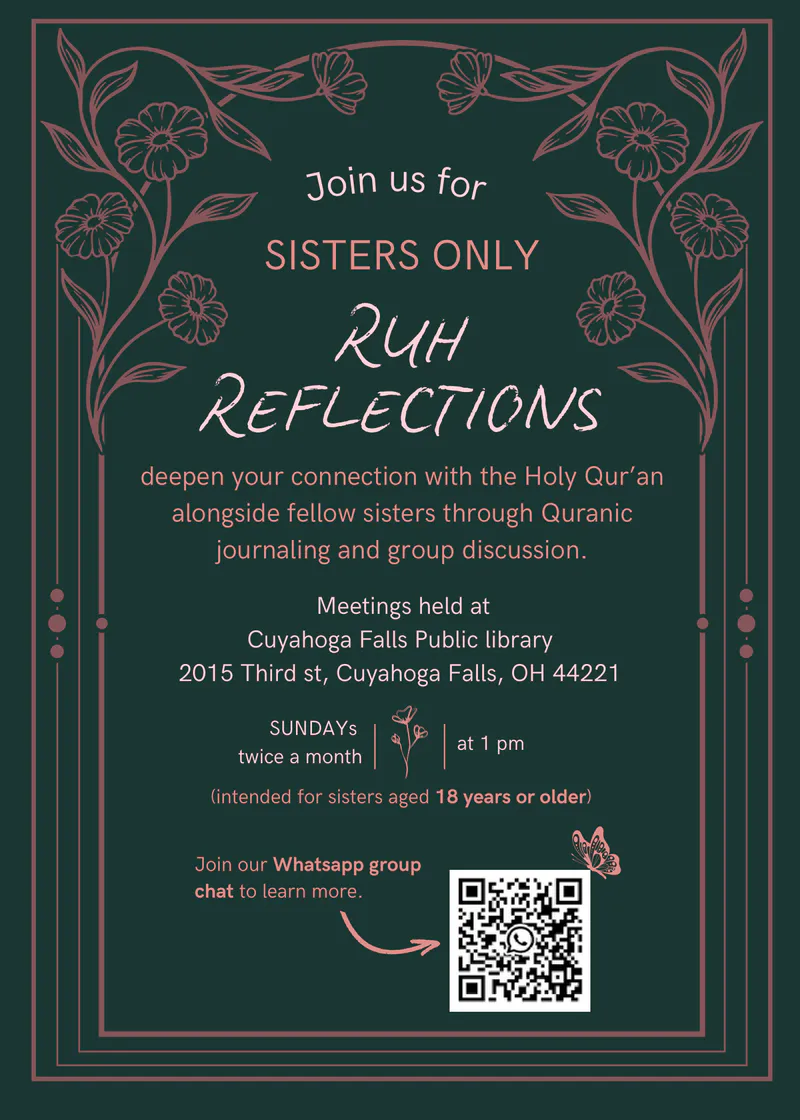Sisters Ruh Reflections: Quran Journaling and Discussion