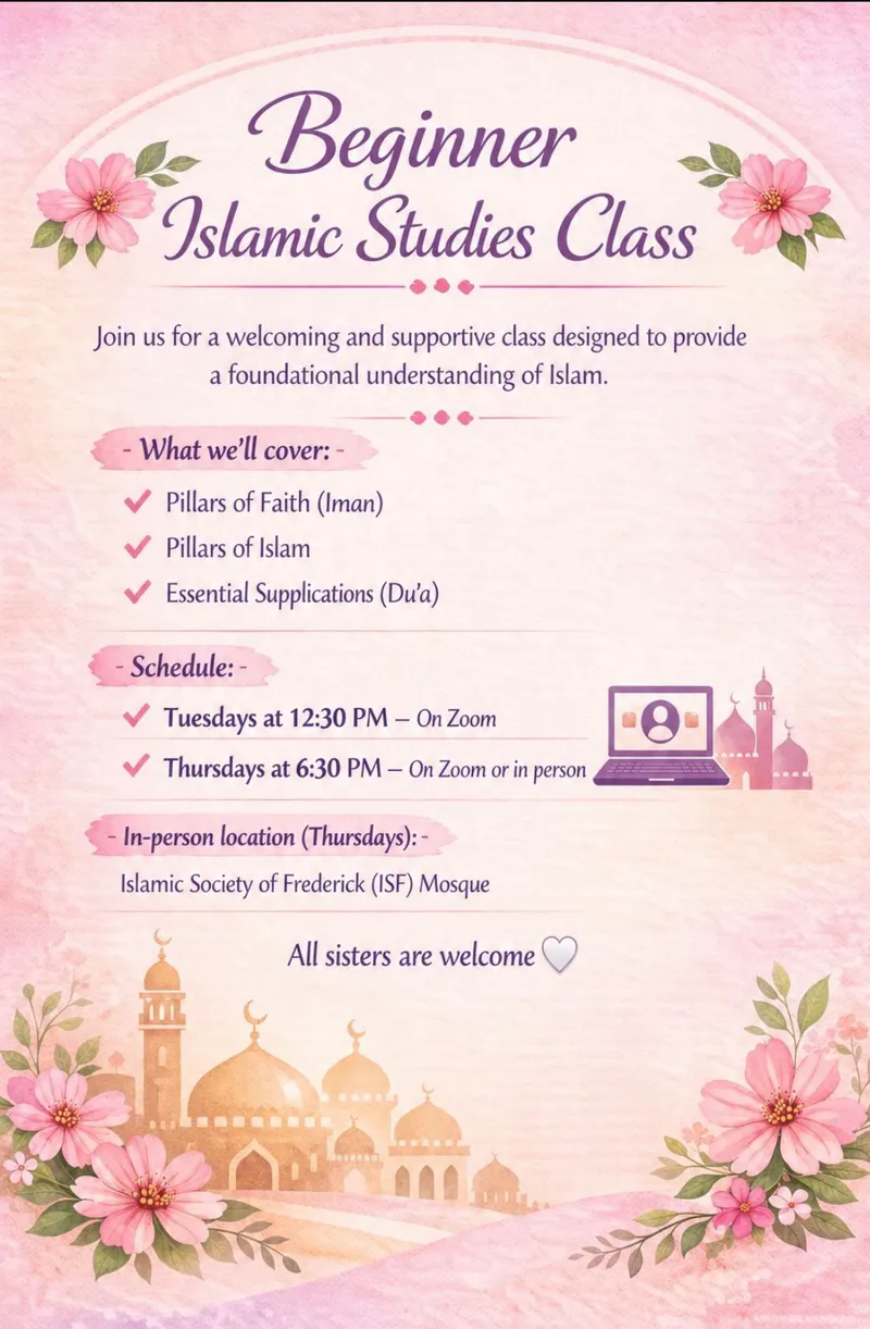 Beginner Islamic Studies Class