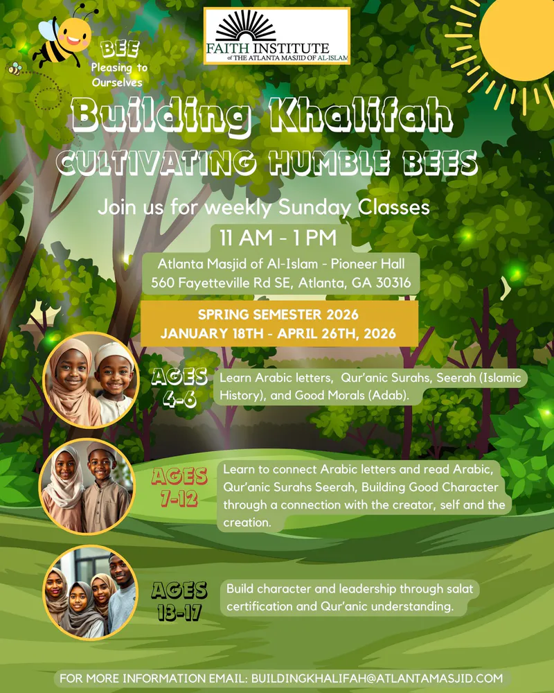 Building Khalifah: Sunday Classes