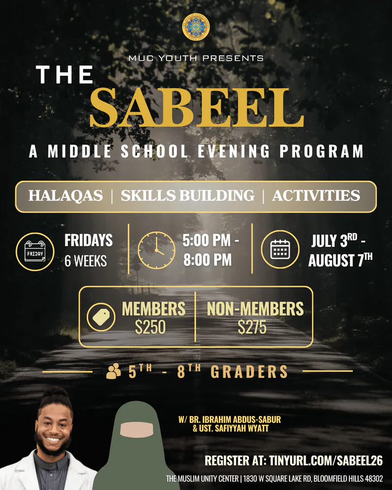Sabeel: A Middle School Evening Program