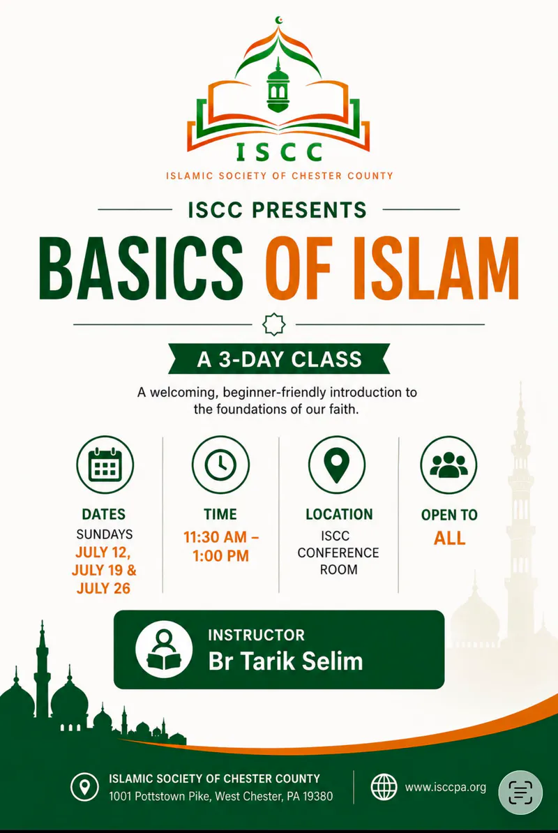 Basics of Islam — A 3-Day Class