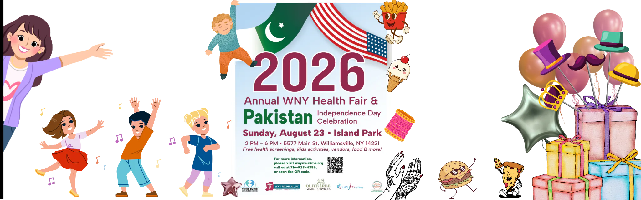 Annual WNY Health Fair & Pakistan Celebraden Independence Day