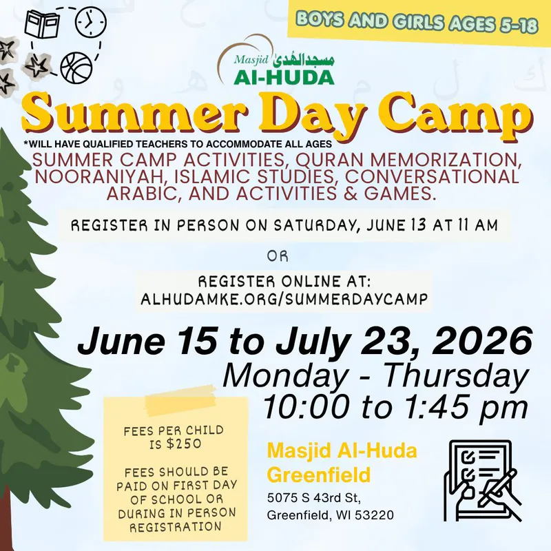 Summer Day Camp at Masjid Al-Huda