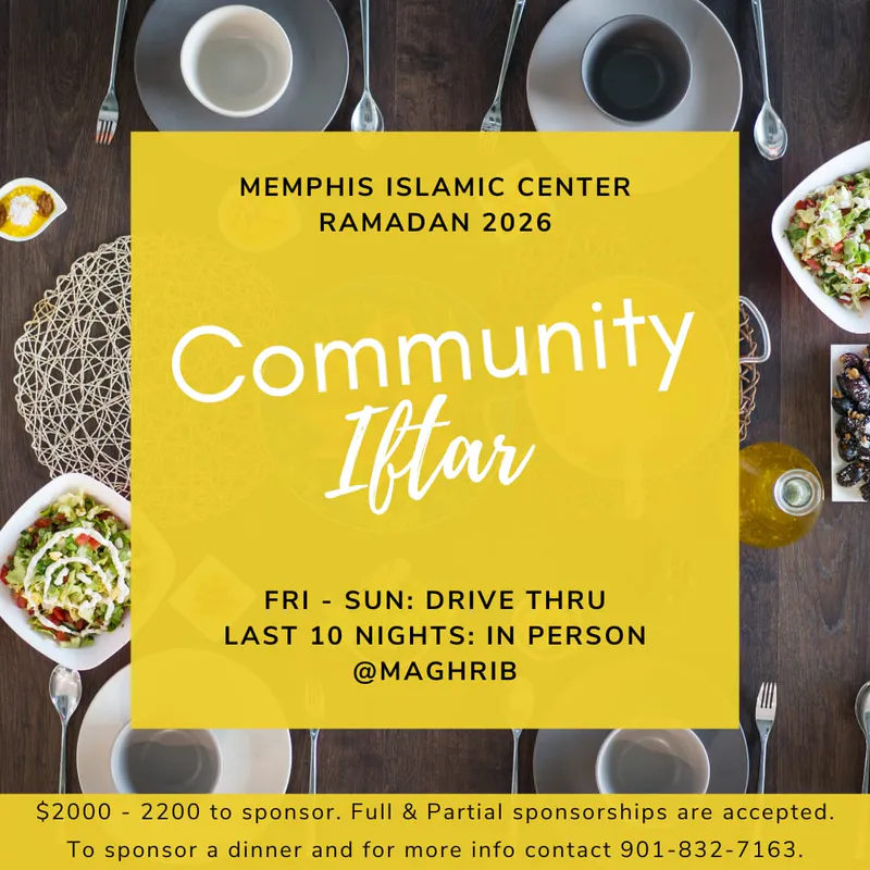 Memphis Islamic Center Ramadan Iftar Drive-Thru