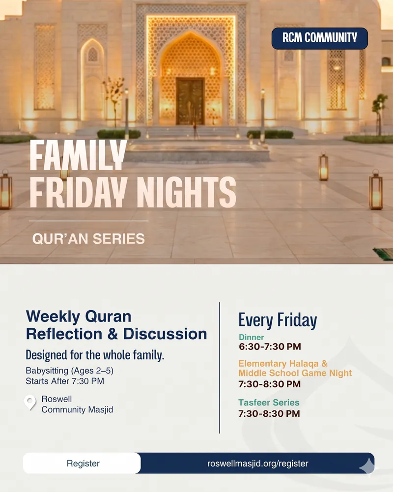 Friday Quran Series: Weekly Quran Reflection & Discussion