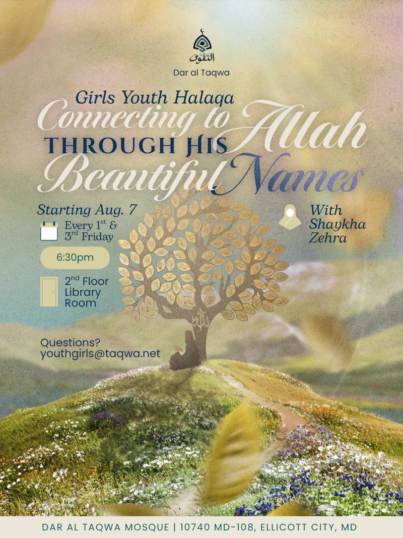 Girls Youth Halaga: Connecting to Through His Beautiful Names
