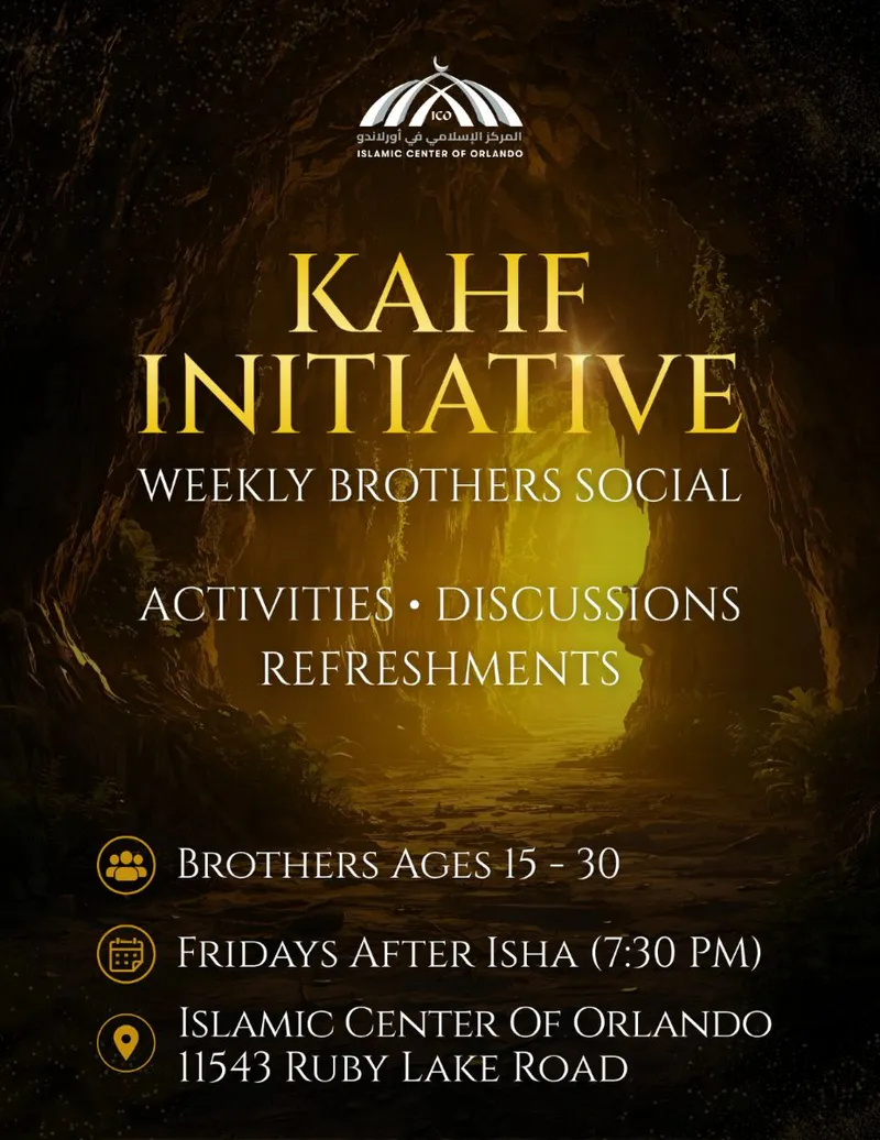 KAHF Initiative: Weekly Brothers Social