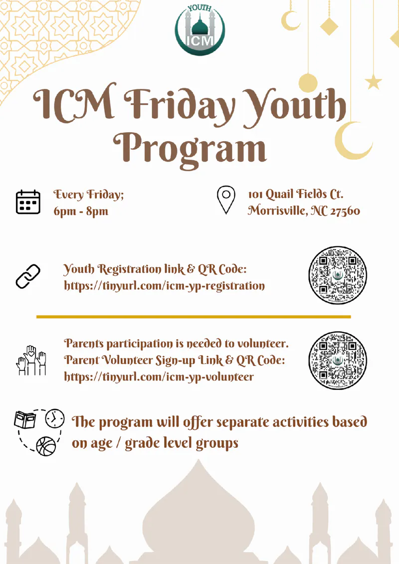 1CM Friday Youth Program