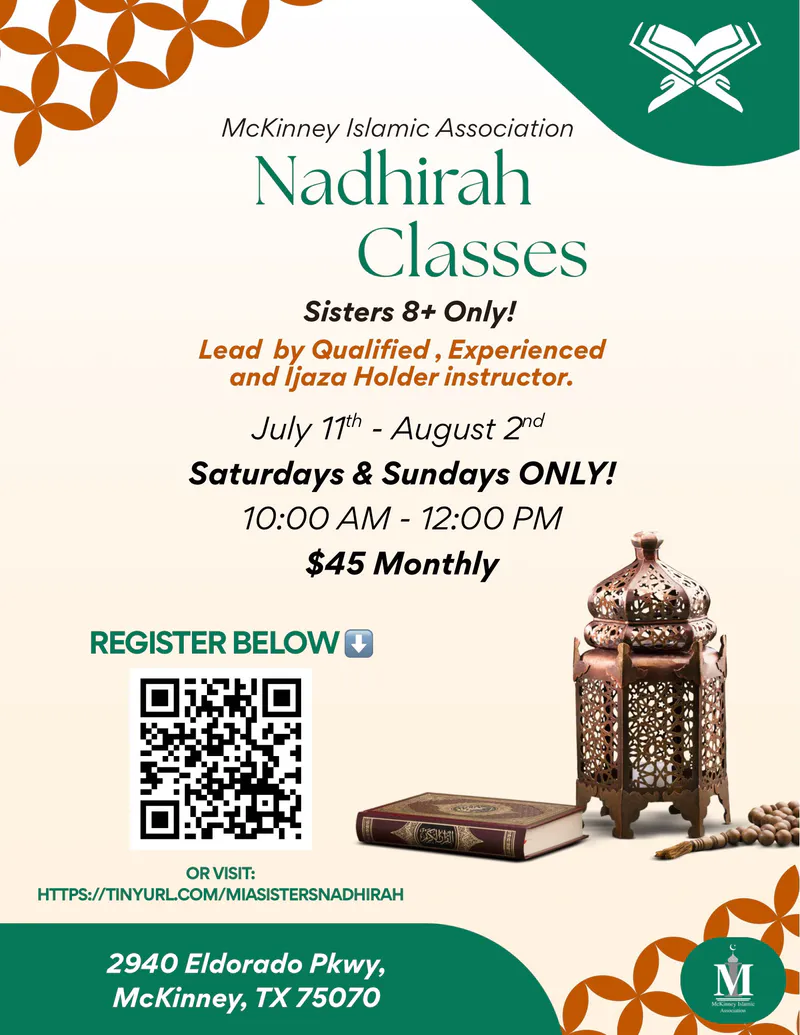 MIA Sisters’ Nadhirah Classes