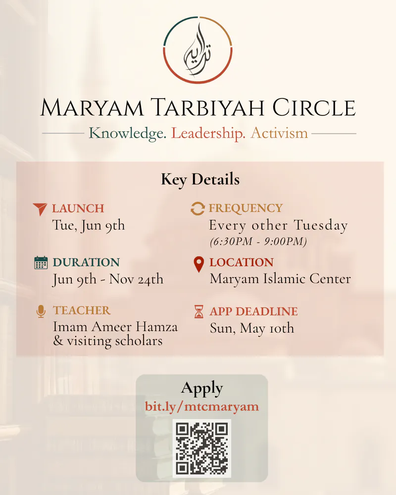 Maryam Tarbiyah Circle Launch